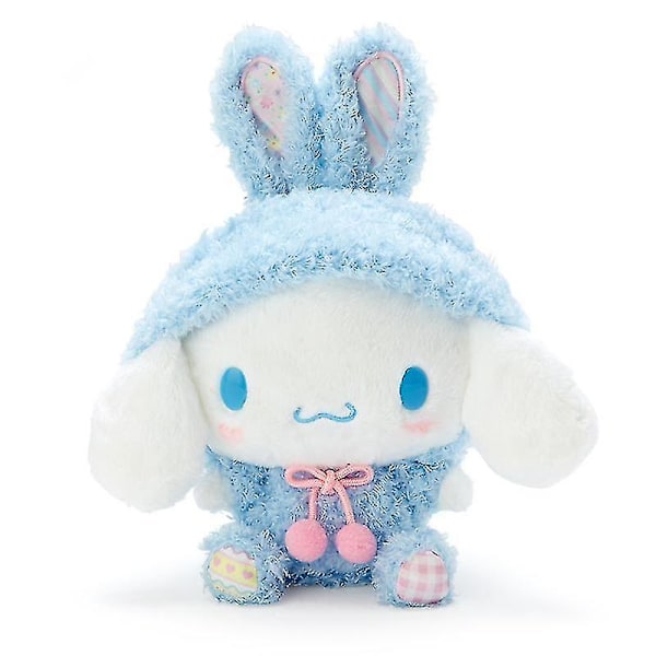 Kawaii Kt Katt Sanrioed Plysch Plyschdocka Hänge Nyckelring Anime Cartoon Mjuk Fylld Skolväska Hänge Plysch Prydnad Påsk Leksak Gåvor Ns2 khaki 30CM Blue 15CM