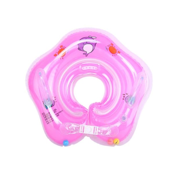 1 st Baby Uppblåsbar Badring Halsring För Nyfödda