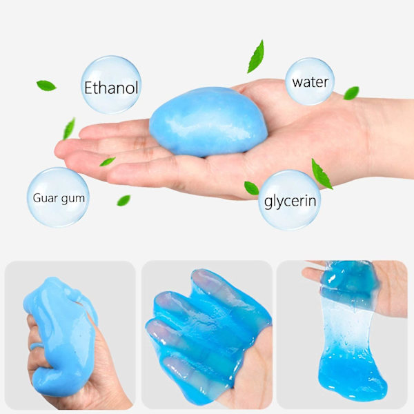 Tangentbordsrengöring Super Clean Gel (190g) För Bärbara Datorer, Datorer, Bilventiler, Kalkylatorer