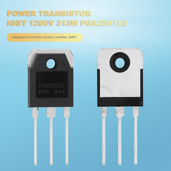 Effekttransistor IGBT 1200V 313W FGA25N120