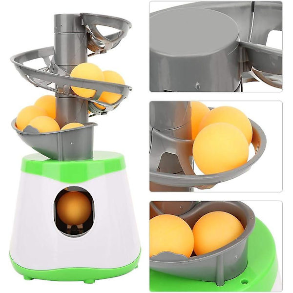 Automatisk Ballmaskin Bordtennis Trener Ping Pong Automatisk Servering Kaste Maskin Med 10 Baller For Sports Trening