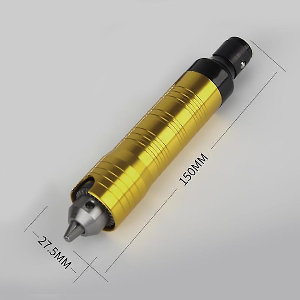 Fleksibel aksel for elektrisk slipemaskin, med 0,3-6,5 mm chuck håndtak forlengelseskabel for elektrisk drill