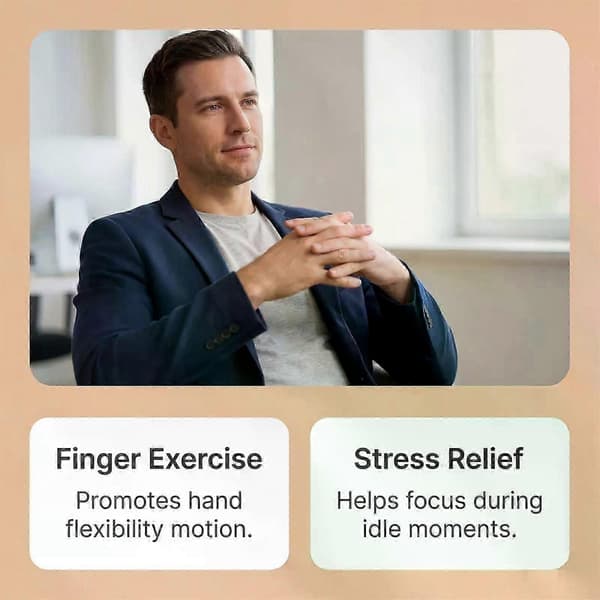 2 STK Kinesiske Valnødder Fidget, Valnød Håndmassagebolde, til Rejser og Meditationsterapi