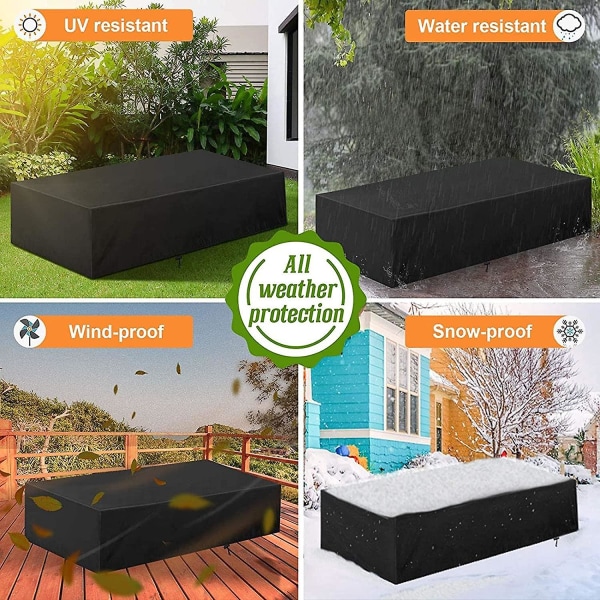 Terrassebordtrekk - Vanntett terrassemøbeltrekk | Terrassebordtrekk for utemøbler, rivebestandig sofa, bord og C