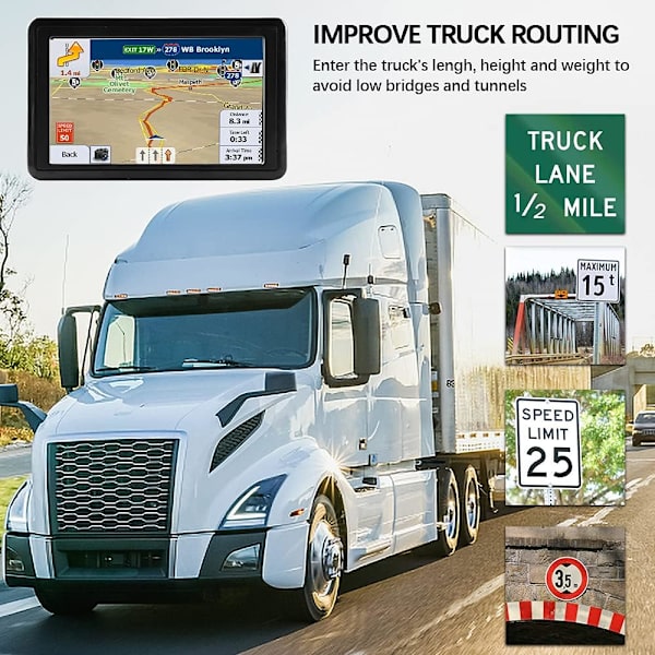 5-tums HD bil-GPS-navigator