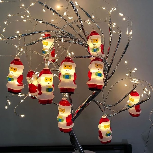 Glødepærer til Glow in The Dark Lyskæde LED Julelyskæde Juletræ Ferielys Dekoration til Hjem Fest Have Indendørs og Udendørs