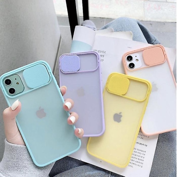 iPhone 6 Kameraskyddande Skal - Mjuk TPU Transparent Linsfodral Rosa
