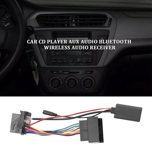Bil Bluetooth 5.0 Aux Kabel Mikrofon Håndfri Mobiltelefon Gratis Opkald Adapter Til Peugeot Citr