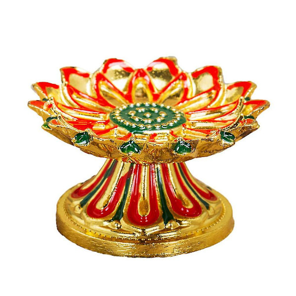 1 stk Smørlampeholder Buddha Altar Lys Metall Lysbeholder