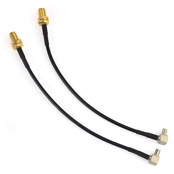 4g-antenn SMA-hona till TS9-hane adapterkabel 15 cm 2 st för extern antennrouter E5372 E5577 E