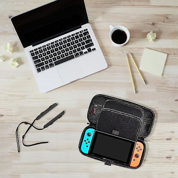 Switch Bärväska Kompatibel Med Nintendo Switch, Med 20 Spelkassetter Skyddande Hårdskal Travel Bärväska Fodral Fo