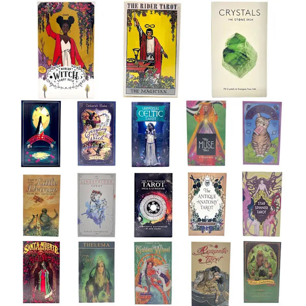Lautapelikortit, englanninkieliset oraakkelikortit, tarot-oraakkelikortit