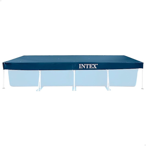 28039 Skyddande överdrag för rektangulär pool Blå 450 X 220 X 20 Cm