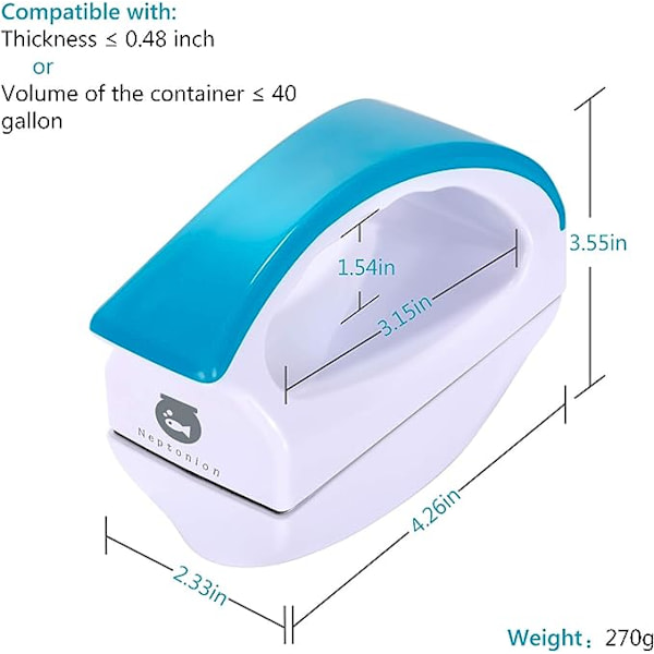 Magnetisk Akvarium Fiskekum Glas Algerydder Glasrenser Skrubber Ren Børste [Flydende, Ridsefri, Skridsikker, Magnetiserende]