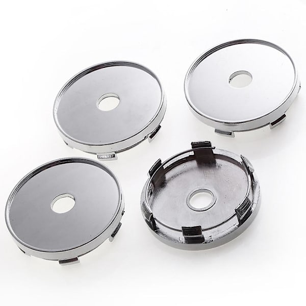 4x 60mm Racing Bilhjul Senternav Deksel Bilhjul Senterdeksel Støvdeksel Styling