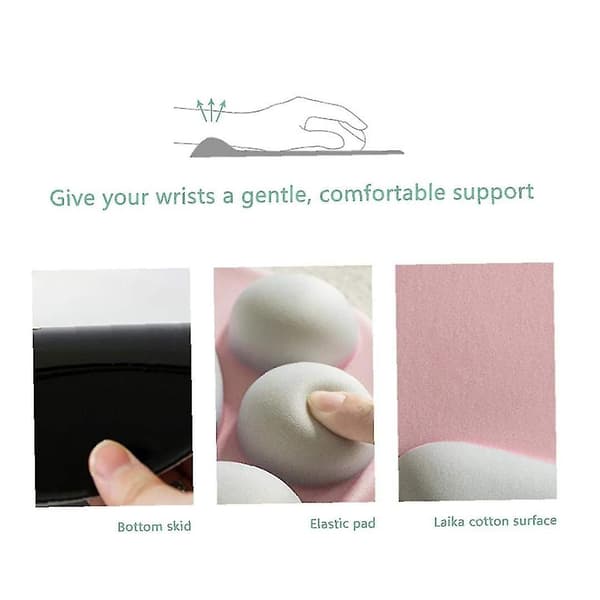 Musematte med kattepote med håndleddsstøtte, musematte med kattepote, håndleddsstøtte for bærbar PC
