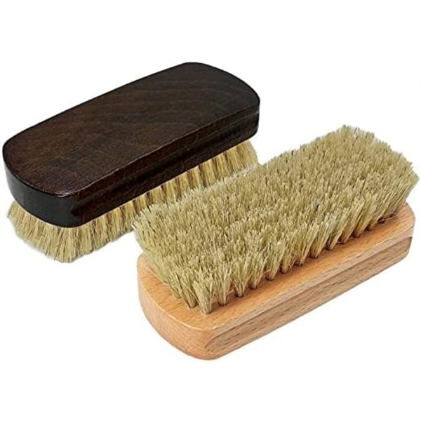 1 st Home Boot Brush Cleaner Shine Shoe Pig Borst Borste med trähandtag rengöringsborste eller rengöring av bil/säng/soffa/drag/trädgård/möbler/kläder (L