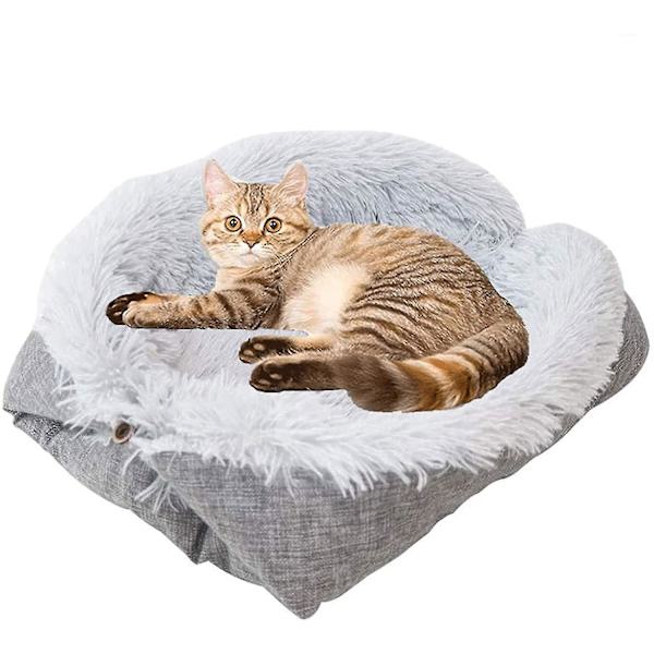 Kattkudde Säng Supersoft Självvärmande Hundbädd Vikbar Omvandlingsbar Självvärmande Plysch Ca
