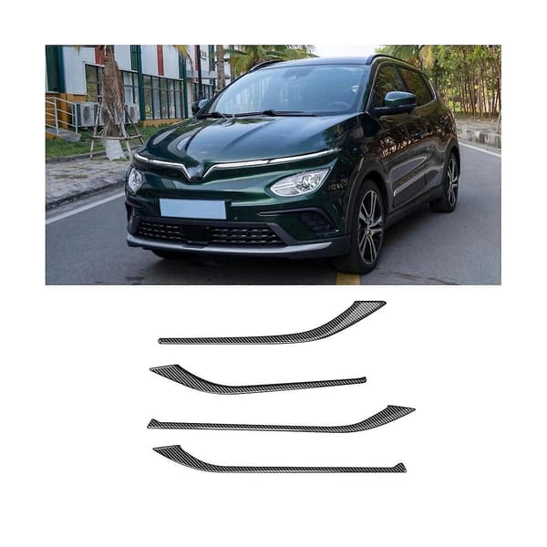 For E34 -e34 2021-2023 Karbonfiber Interiør Bil Dørpanel Stripe Deksel Ramme Trim