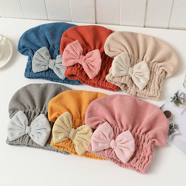 Mikrofiber Hår Tørre Hat Til Hår Hurtig Tørring Blød Hår Turban
