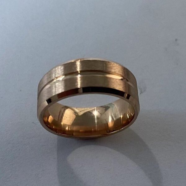 1 st rostfritt stål ring män kvinnor designer blå färg dejting ringar present till tonåringar fidget spinner ringar Rose 7