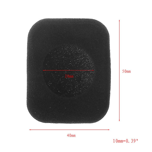 1 Par Erekksjonsputer for Hodetelefoner, Skumøreputer for Hodetelefoner for Bo Bang Olufsen Form 2