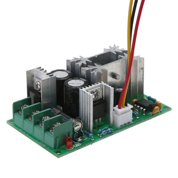 20a Pwm DC motorhastighedsregulator 12v 24v 36v 48v med potentiometerknapkontakt