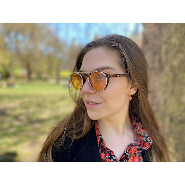 Lennon Blåt Lys Blokerende Clip-ons