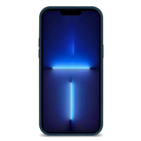 Flexibelt silikonskal kompatibelt med iPhone 13 Pro Max stötdämpande och fallsäkert Blue