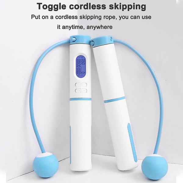 Smarta Hopprep med Räknare, Justerbara Fitness Sport Hopprep