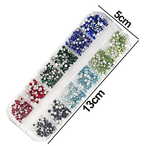 Krystal Rhinestones Neglekunst Stene Og
