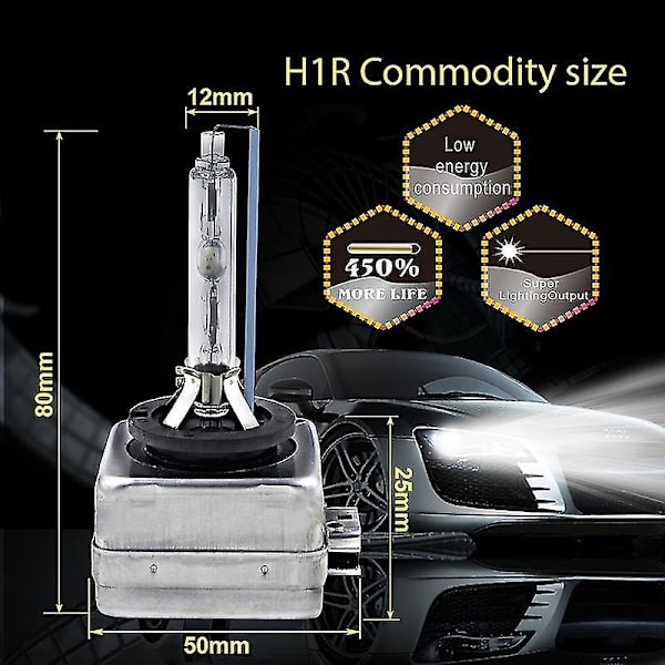 2x D1s D3s 35w OEM HID Xenon-ajovalo-lamput Vaihto