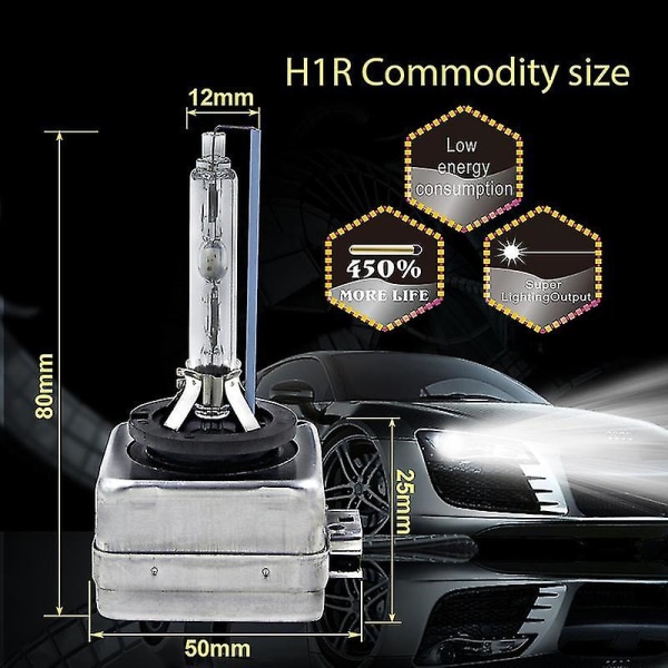 2x D1s D3s 35w OEM HID Xenon Hodelykter Pærer Lamper Erstatning
