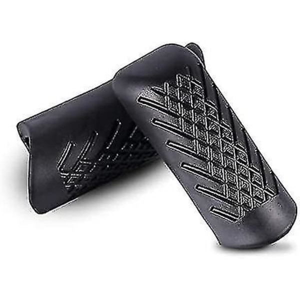 Universal 32mm Gummi Motorcykel Crash Bar Beskyttelsesdæksel (sort)