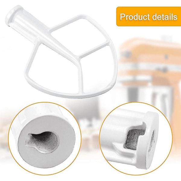 K5ab K5ss Kök Blandare Hjälp Belagd Platt Visp, Ersättning För Kitchenaid Mixer W10807813,9707670