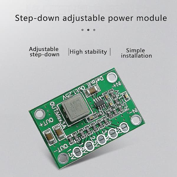 Ca-1235 Modul, 1,25v 1,5v 2,5v 3,5v Output, 3a Justerbar Step-Down Modul