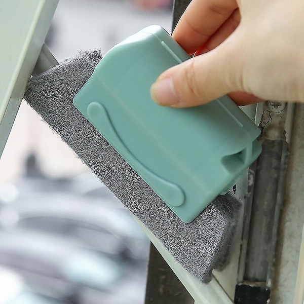 Ghyt Rensebørste for vinduspor, 3 stk Håndholdt verktøy for rengjøring av vindusspor, vindu- eller skyvedørsrengjøringsmiddel for skyvedør, terskel, flislinje