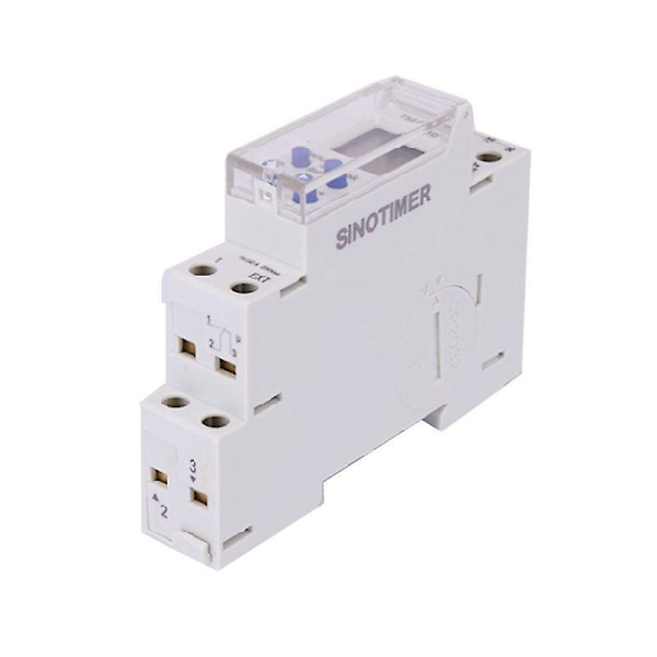 Y5gd tm610 220v/110v ajastimekytkin 18mm yksimoduulinen din-kisko lcd-digitaalinen 7 päivää 24 tuntia ohjelmoitava lähtöteho 16a