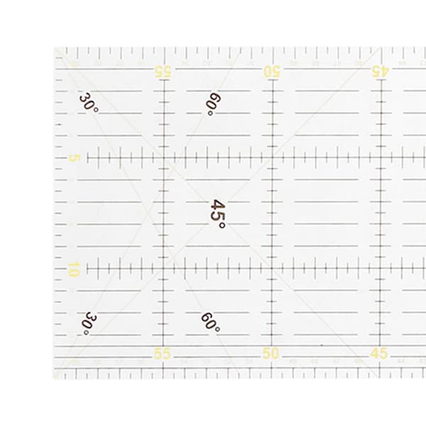30/45/60cm Syning & Patchwork Lineal til Quilting Tyk Transparent DIY