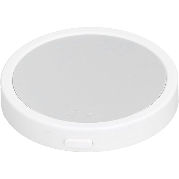 USB-krusvarmer, multifunksjonell melkekoppvarmer Anti-skald bærbar for utendørs til kjøkken for hjemmet (hvit)