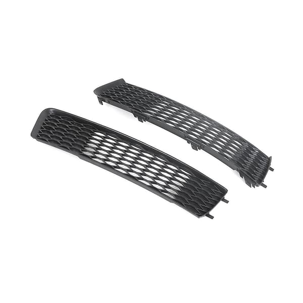 2 stk Frontfanger Grill Mesh Deksel Ventilasjon Tåkelys Grill Griller For Q7 S 2009-2015 4l0807697b