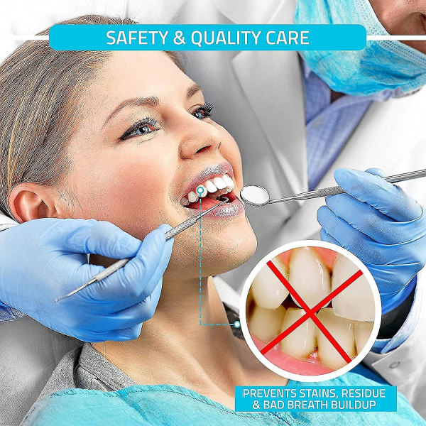 Ammattimainen hammaskiven kaavintyökalu - hammastikku, kaksipäinen hammaskivenpoistoaine hampaille, plakin poistoaine, hampaiden kaavin