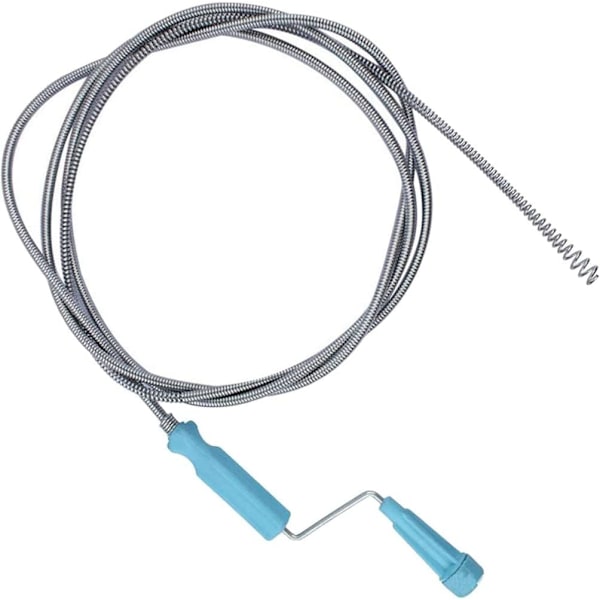 Avloppsrensningsverktyg, Flexibelt metalldräneringsverktyg för avloppsrensning, Avloppshårssamlare Avloppsrensningsverktyg för kök Toalett Badkar Toalett, 2,6 m
