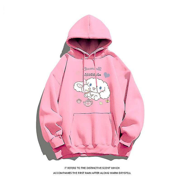 Kawaii Cinnamoroll Hupparit Pojat Tytöt Paita Anime Pitkähihainen Löysä Hupullinen Huippulapset Puserot Lasten Vaatteet