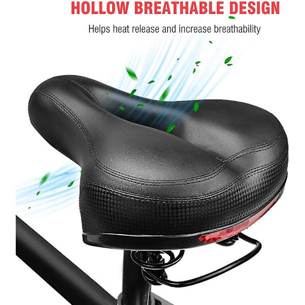 Cykelsadel - Cykelsadel Cykelsäte Cykelkudde Stötdämpande Design Stor Crday-present