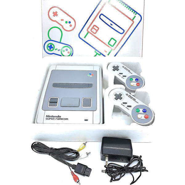 Super Famicom Spelkonsol, import Videospel