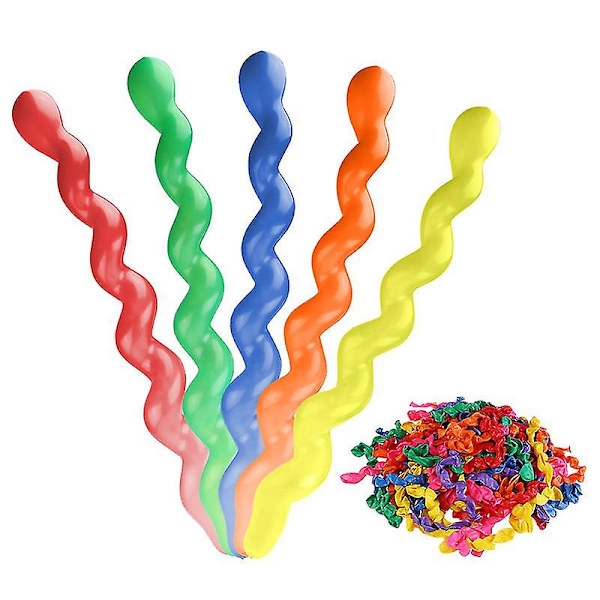 100 st Spiralformade Ballonger
