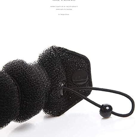 Sæt med 2 Sorte Magic Hår Styling Styler Varme Hår Donut Bun Ring Styler Maker til Kvinder Dame Piger (1 stor + 1 lille)