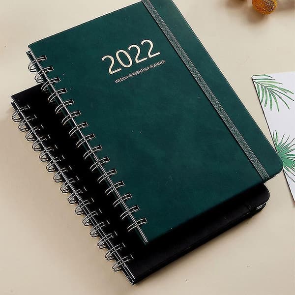 2022 Ugentlig Planlægger Notesbog Journaler Agenda Organizer Daglig Plan Notesbog Gave