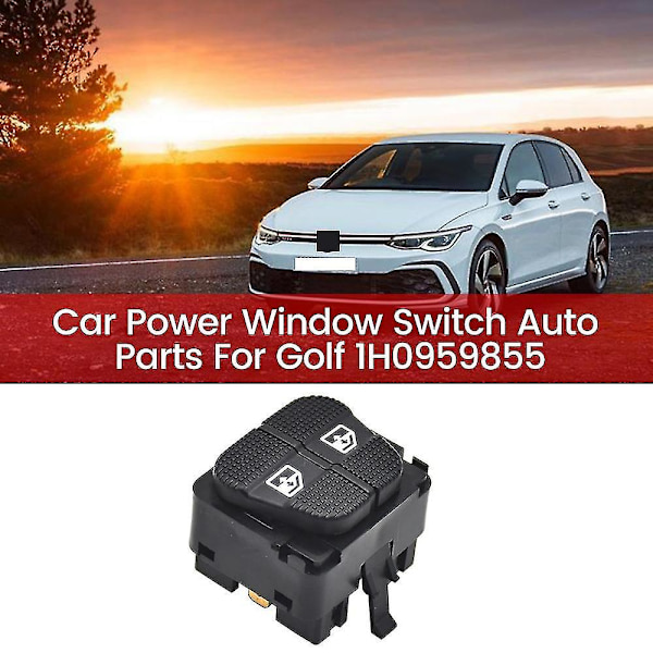 Bilens elektriske vindusheisknapp, reservedeler, kompatibel med Golf 1h0959855